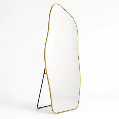 Espejo de cuerpo entero 150 x 60 cm con marco de aluminio y algodón orgánico – ¡Aprovecha nuestra oferta exclusiva!