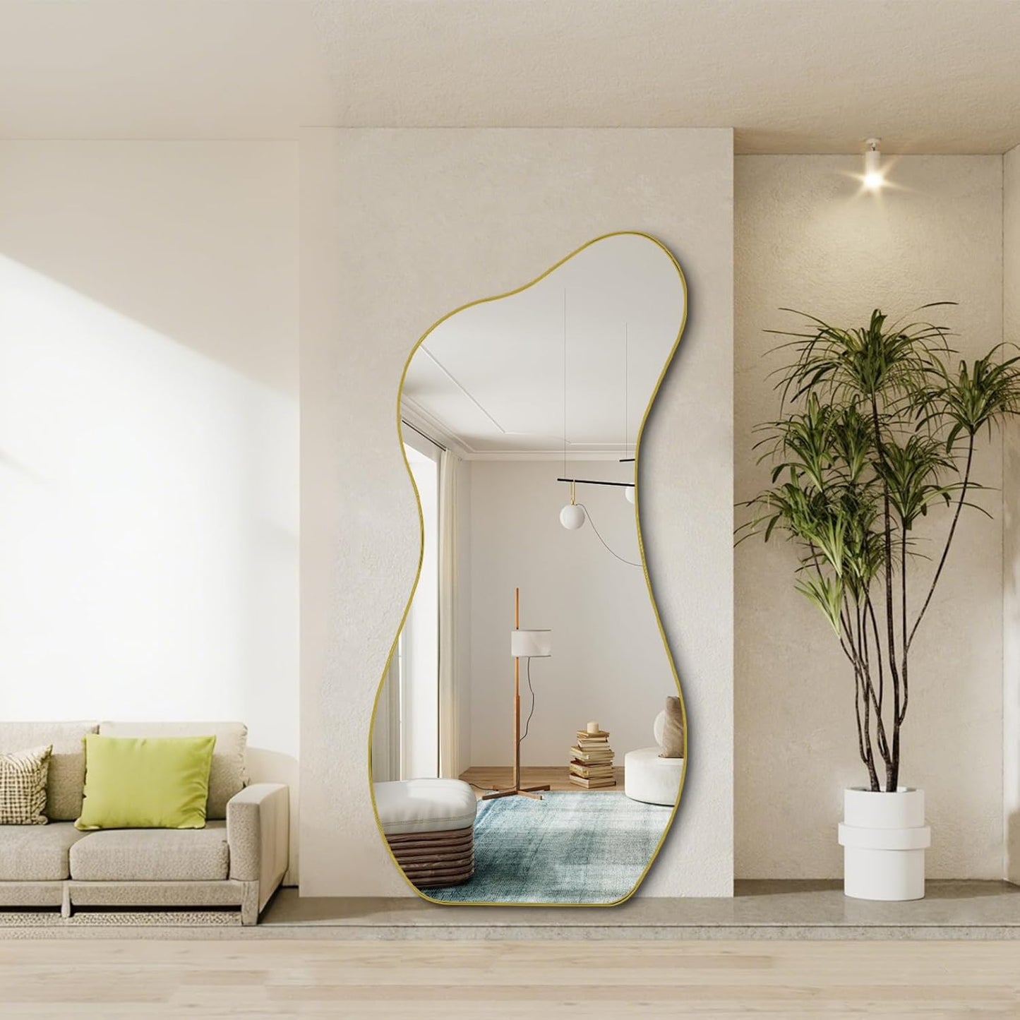 Espejo Curvado de Cuerpo Entero 170x70 cm — ¡Aprovecha la Oferta!