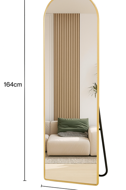 Espejo Estilo Pinterest con Elegante Soporte y Marco Dorado – ¡Aprovecha la Oferta!